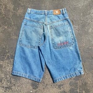 Vintage y2k skater Super baggy lightwash jorts size men's 32 Paco jorts